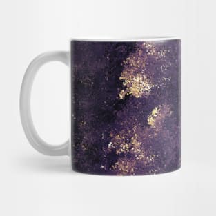 Violet Sunset Forest Scenic View Mug